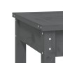 Banco de jardín madera maciza pino gris 80x44x45 cm de , Bancos de jardín - Ref: Foro24-823999, Precio: 60,04 €, Descuento: %