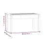 Banco de jardín madera maciza pino gris 80x44x45 cm de , Bancos de jardín - Ref: Foro24-823999, Precio: 59,04 €, Descuento: %
