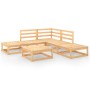 Juego de muebles de jardín 6 piezas madera maciza de pino de , Conjuntos de jardín - Ref: Foro24-3075499, Precio: 320,57 €, D...