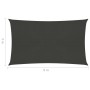 Toldo de vela gris antracita HDPE 160 g/m² 5x8 m de , Sombrillas - Ref: Foro24-311083, Precio: 77,31 €, Descuento: %