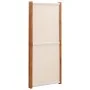 Biombo divisor de 3 paneles blanco crema 210x180 cm de , Divisores de ambientes - Ref: Foro24-319183, Precio: 105,10 €, Descu...