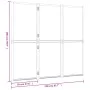 Biombo divisor de 3 paneles blanco crema 210x180 cm de , Divisores de ambientes - Ref: Foro24-319183, Precio: 105,10 €, Descu...