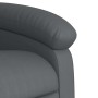 Sillón reclinable elevable cuero artificial gris en Sillones | Comprar online en Foru.es