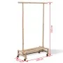 Perchero de Bambú para Ropa de vidaXL, Organizadores de vestidores y perchas de barra - Ref: Foro24-242496, Precio: 80,19 €, ...