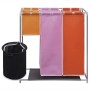 Cesto de ropa sucia 3 secciones con cubo de lavado de vidaXL, Cestas para ropa - Ref: Foro24-242058, Precio: 34,69 €, Descuen...