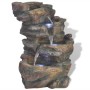 Fuente de agua para interior con luz LED poliresina de vidaXL, Fuentes y cascadas - Ref: Foro24-242353, Precio: 103,59 €, Des...