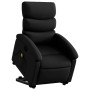 Sillón reclinable de masaje de pie cuero artificial negro en Sillones | Comprar online en Foru.es