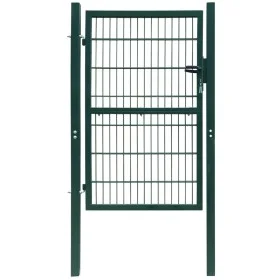 Cancela de valla 2D individual verde 106x170 cm de vidaXL, Puertas de jardín - Ref: Foro24-141749, Precio: 192,28 €, Descuent...