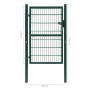 Cancela de valla 2D individual verde 106x170 cm de vidaXL, Puertas de jardín - Ref: Foro24-141749, Precio: 196,58 €, Descuent...