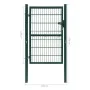 Cancela de valla 2D individual verde 106x170 cm de vidaXL, Puertas de jardín - Ref: Foro24-141749, Precio: 192,28 €, Descuent...