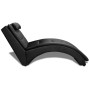 Diván con almohada de cuero sintético negro de vidaXL, Divanes - Ref: Foro24-242216, Precio: 210,14 €, Descuento: %