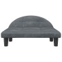 Cama para perros de terciopelo gris oscuro 70x52x30 cm en Camas para perros | Comprar online en Foru.es
