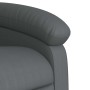 Sillón reclinable de masaje de pie cuero artificial gris en Sillones | Comprar online en Foru.es