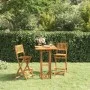 Mesa alta de terraza madera maciza de acacia 75x75x110 cm de , Mesas de jardín - Ref: Foro24-319187, Precio: 125,04 €, Descue...