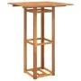Mesa alta de terraza madera maciza de acacia 75x75x110 cm de , Mesas de jardín - Ref: Foro24-319187, Precio: 125,04 €, Descue...