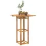 Mesa alta de terraza madera maciza de acacia 75x75x110 cm de , Mesas de jardín - Ref: Foro24-319187, Precio: 125,04 €, Descue...
