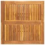 Mesa alta de terraza madera maciza de acacia 75x75x110 cm de , Mesas de jardín - Ref: Foro24-319187, Precio: 125,04 €, Descue...