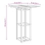 Mesa alta de terraza madera maciza de acacia 75x75x110 cm de , Mesas de jardín - Ref: Foro24-319187, Precio: 126,88 €, Descue...