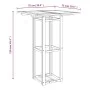 Mesa alta de terraza madera maciza de acacia 75x75x110 cm de , Mesas de jardín - Ref: Foro24-319187, Precio: 125,04 €, Descue...