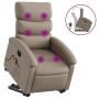 Sillón reclinable masaje pie cuero artificial color capuchino en Sillones | Comprar online en Foru.es