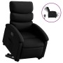 Sillón reclinable y elevable eléctrico cuero sintético negro en Sillones | Comprar online en Foru.es