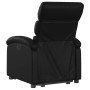 Sillón reclinable y elevable eléctrico cuero sintético negro en Sillones | Comprar online en Foru.es