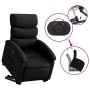 Sillón reclinable y elevable eléctrico cuero sintético negro en Sillones | Comprar online en Foru.es