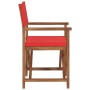 Sillas de director 2 uds madera maciza de teca rojo de , Sillas de jardín - Ref: Foro24-3143632, Precio: 236,20 €, Descuento: %