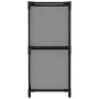 Armario almacenaje de acero con 4 cestas tela gris 63x30x71 cm de , Taquillas y armarios de almacenamiento - Ref: Foro24-3372...