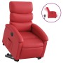 Sillón elevable eléctrico cuero artificial rojo en Sillones | Comprar online en Foru.es