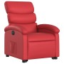 Sillón elevable eléctrico cuero artificial rojo en Sillones | Comprar online en Foru.es