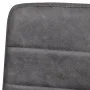 Sillas voladizas de comedor 2 unidades cuero sintético gris de vidaXL, Sillas de comedor - Ref: Foro24-242286, Precio: 180,14...