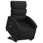 Sillón de masaje elevable eléctrico cuero sintético negro en Sillones | Comprar online en Foru.es
