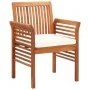 Sillas de comedor de jardín 4 uds con cojines madera de acacia de , Sillas de jardín - Ref: Foro24-3120450, Precio: 415,15 €,...
