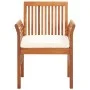 Sillas de comedor de jardín 4 uds con cojines madera de acacia de , Sillas de jardín - Ref: Foro24-3120450, Precio: 415,15 €,...