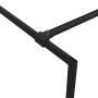 Mampara de ducha vidrio ESG transparente negro 100x195 cm de , Paredes y mamparas de ducha - Ref: Foro24-152147, Precio: 185,...