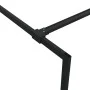 Mampara de ducha vidrio ESG transparente negro 100x195 cm de , Paredes y mamparas de ducha - Ref: Foro24-152147, Precio: 188,...