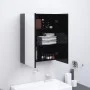Armario de espejo de baño MDF gris antracita 60x15x75 cm de , Tocadores de baño - Ref: Foro24-331529, Precio: 140,11 €, Descu...