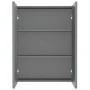 Armario de espejo de baño MDF gris antracita 60x15x75 cm de , Tocadores de baño - Ref: Foro24-331529, Precio: 140,11 €, Descu...