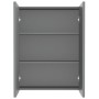 Armario de espejo de baño MDF gris antracita 60x15x75 cm de , Tocadores de baño - Ref: Foro24-331529, Precio: 142,14 €, Descu...