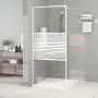 Transparent white ESG glass shower screen 90x195 cm by , Shower walls and screens - Ref: Foro24-152151, Price: 150,62 €, Disc...