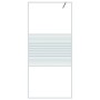 Mampara de ducha vidrio ESG transparente blanco 90x195 cm de , Paredes y mamparas de ducha - Ref: Foro24-152151, Precio: 153,...