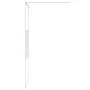 Transparent white ESG glass shower screen 90x195 cm by , Shower walls and screens - Ref: Foro24-152151, Price: 150,62 €, Disc...