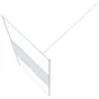 Transparent white ESG glass shower screen 90x195 cm by , Shower walls and screens - Ref: Foro24-152151, Price: 150,62 €, Disc...