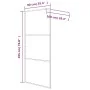 Transparente Duschwand aus weißem ESG-Glas, 90 x 195 cm von , Duschwände und Duschwände - Ref: Foro24-152151, Preis: 150,62 €...