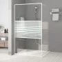 Transparente Duschwand aus weißem ESG-Glas, 115 x 195 cm von , Duschwände und Duschwände - Ref: Foro24-152153, Preis: 170,69 ...