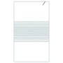 Mampara de ducha vidrio ESG transparente blanco 115x195 cm de , Paredes y mamparas de ducha - Ref: Foro24-152153, Precio: 167...