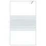 Transparent white ESG glass shower screen 115x195 cm by , Shower walls and screens - Ref: Foro24-152153, Price: 170,69 €, Dis...