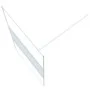 Transparent white ESG glass shower screen 115x195 cm by , Shower walls and screens - Ref: Foro24-152153, Price: 170,69 €, Dis...