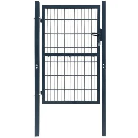 Individual 2D fence gate anthracite gray 106x210 cm by vidaXL, garden gates - Ref: Foro24-141744, Price: 195,02 €, Discount: %